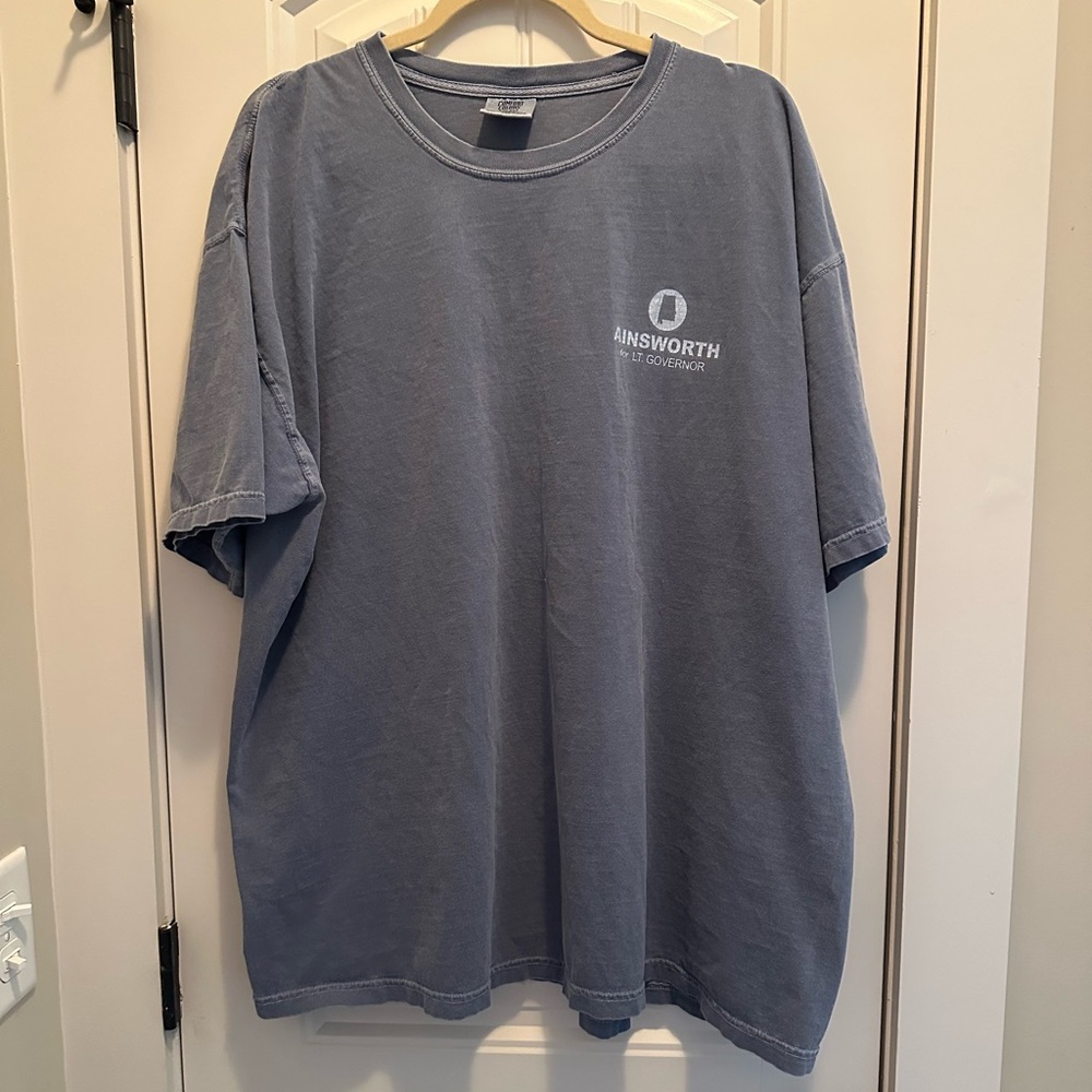 Comfort Colors Distressed Blue Men's T-Shirt - Made in Alabama